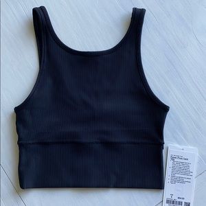 🛍SOLD🛍 Lululemon Power Pivot Tank (Rib) Sz 6 BLK